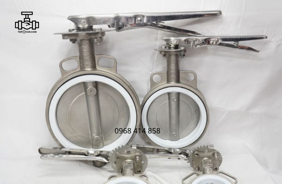 Van bướm tay gạt inox Wonil DN200