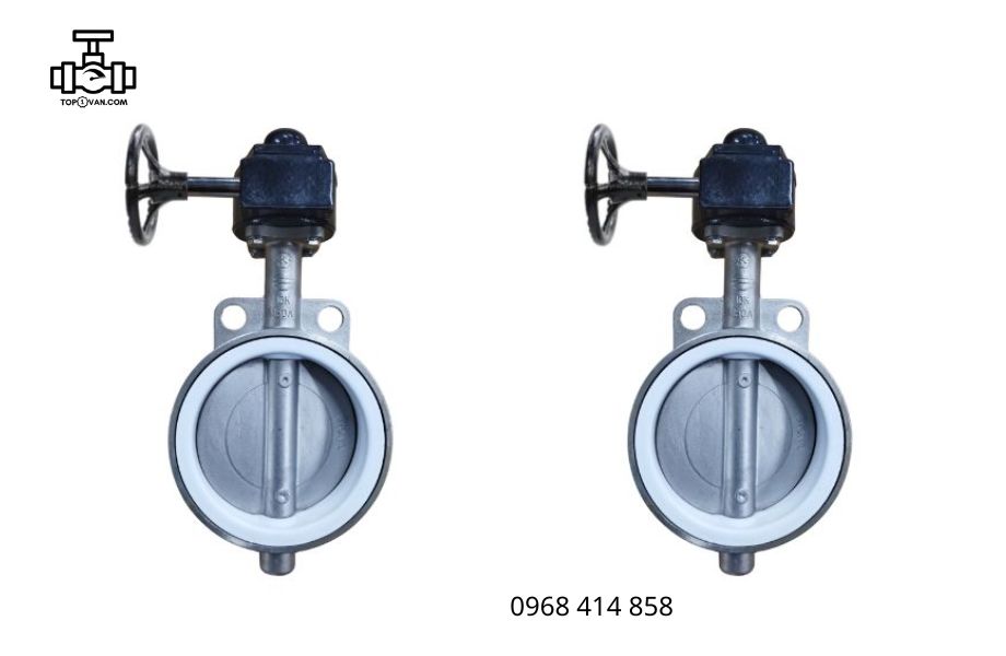 Van bướm inox tay quay Wonil DN200