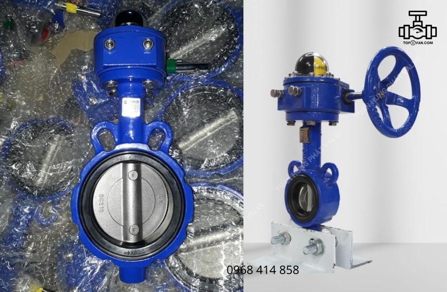 Van bướm tay quay gang Wonil DN50