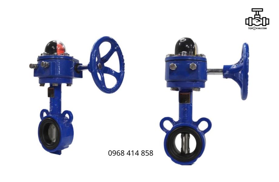 Van bướm tay quay gang Wonil DN50