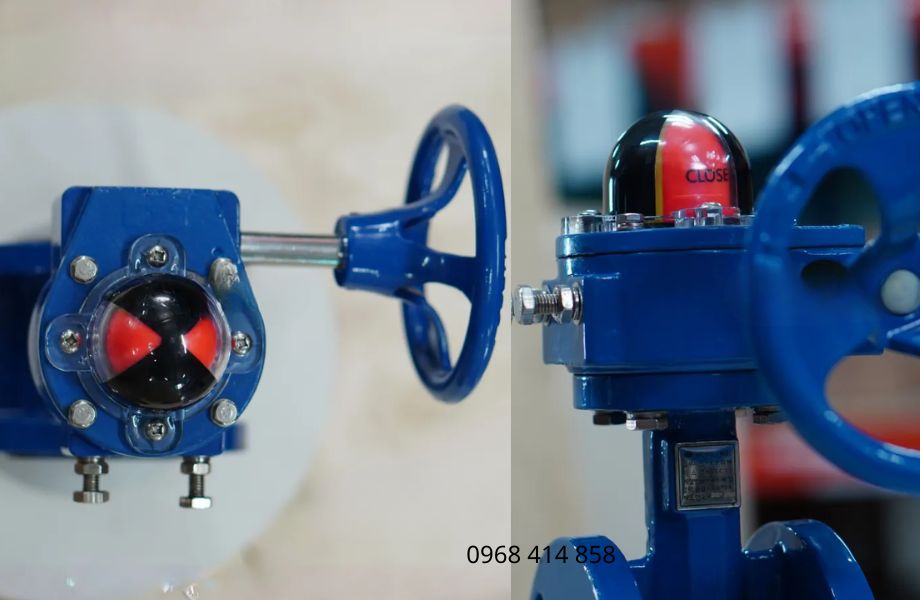 Van bướm tay quay gang Wonil DN65