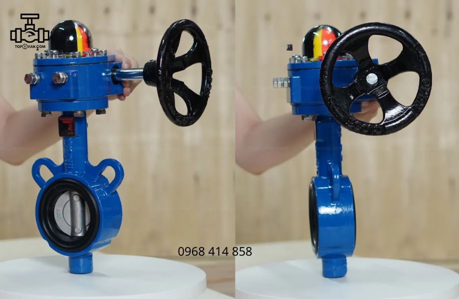 Van bướm tay quay gang Wonil DN65