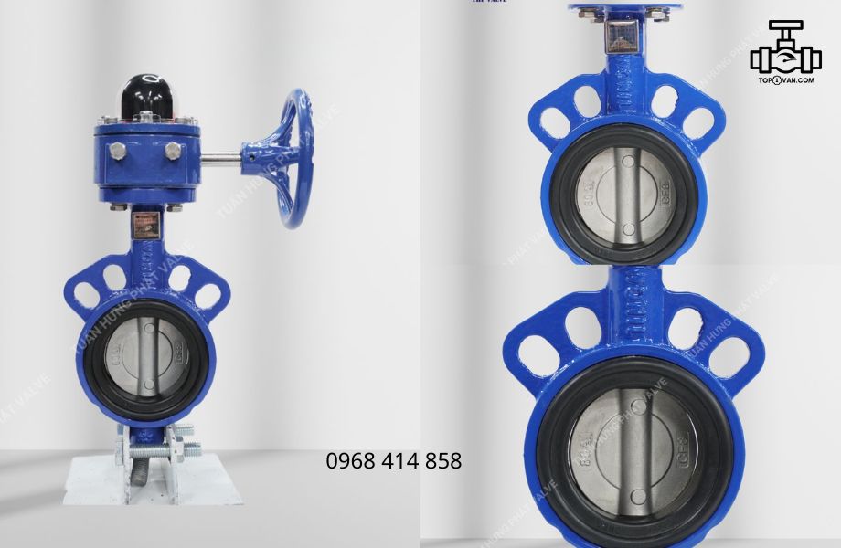 Van bướm tay quay gang Wonil DN80