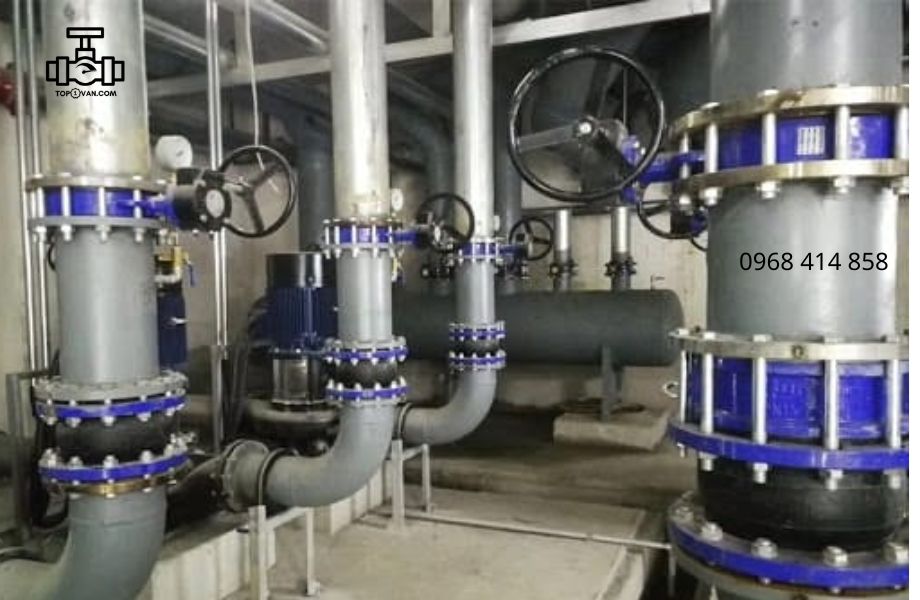 Van bướm tay quay gang Wonil DN150