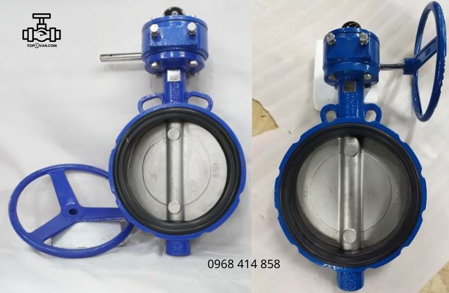 Van bướm tay quay gang Wonil DN150