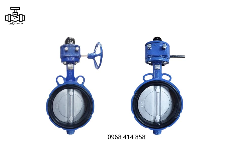 Van bướm tay quay gang Wonil DN200