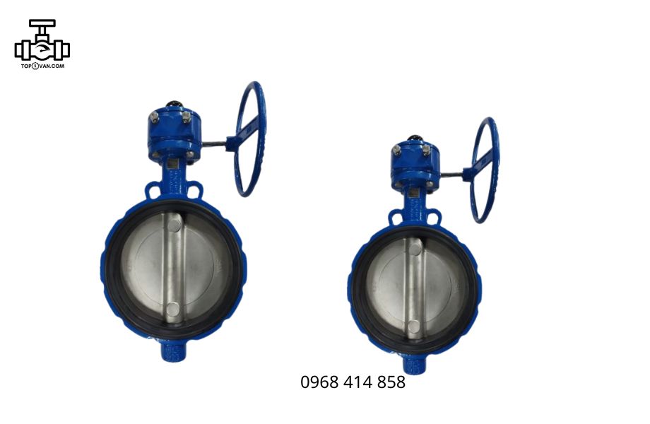 Van bướm tay quay gang Wonil DN250