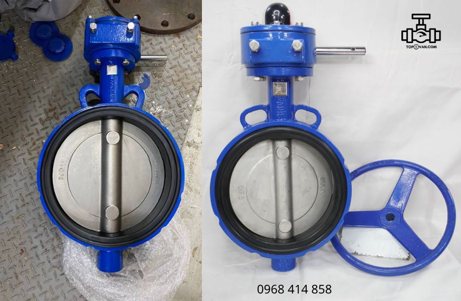 Van bướm tay quay gang Wonil DN300