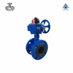 Van bướm 2 mặt bích tay quay gang Wonil DN50