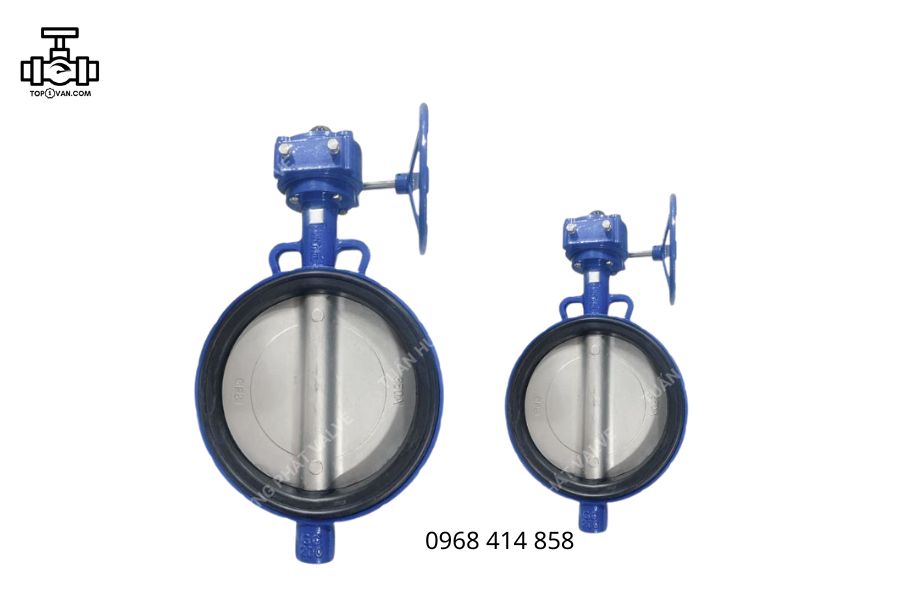 Van bướm tay quay gang Wonil DN450