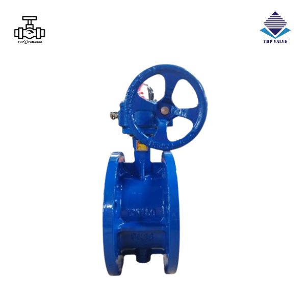 Van bướm 2 mặt bích tay quay gang Wonil DN80 - Hình ảnh 2