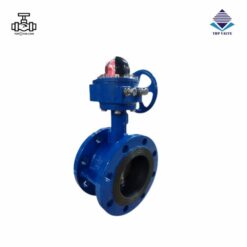 Van bướm 2 mặt bích tay quay gang Wonil DN100