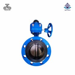 Van bướm 2 mặt bích tay quay gang Wonil DN125