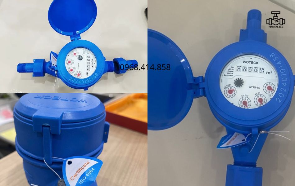 Đồng hồ cấp B Woteck WTSG thân nhựa