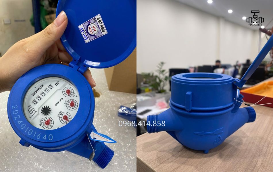 Đồng hồ cấp B Woteck WTSG thân nhựa
