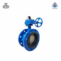 Van bướm 2 mặt bích tay quay gang Wonil DN150