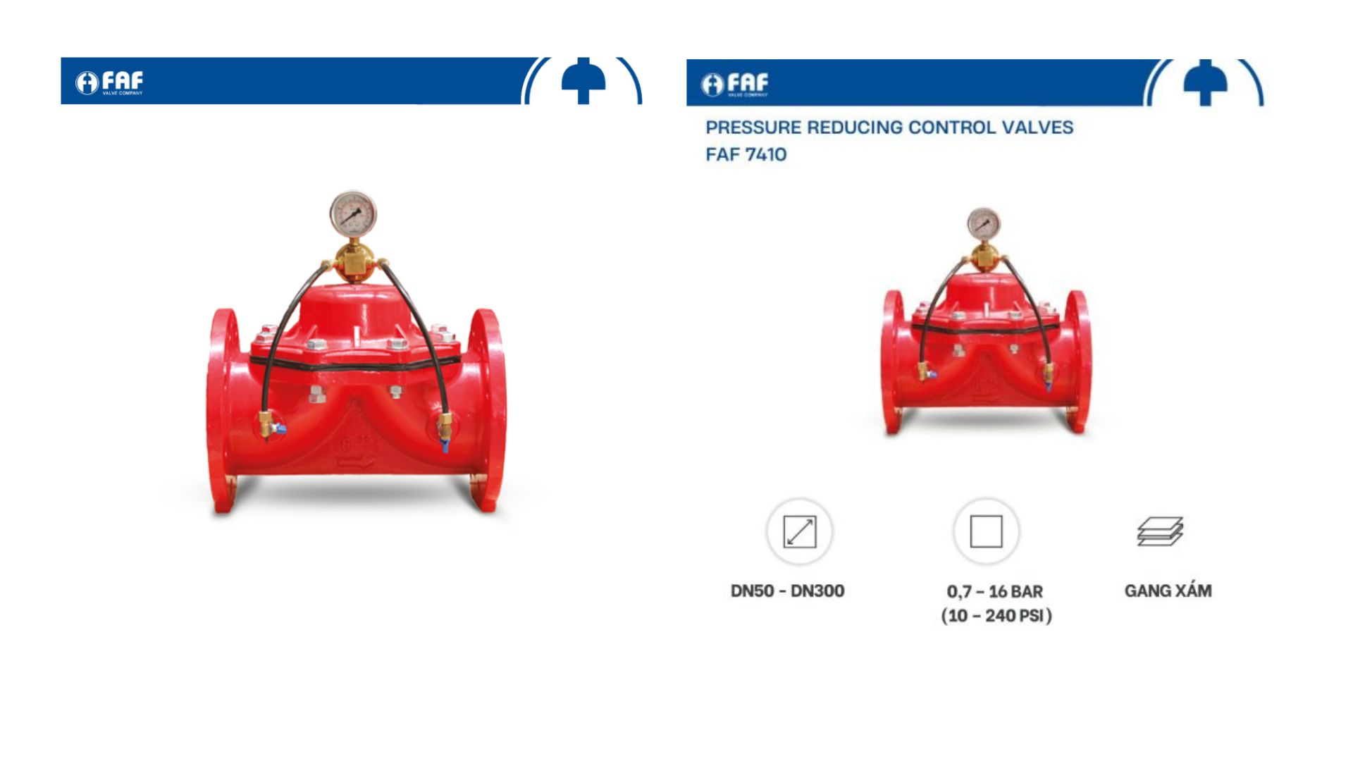 Van giảm áp FAF 7410