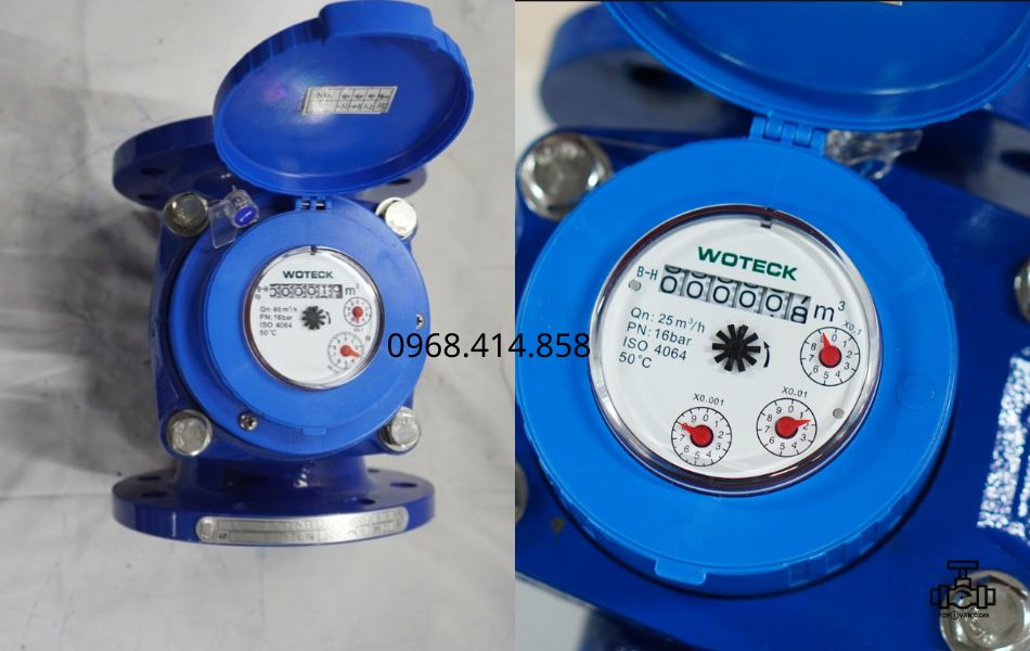 Đồng hồ nước dạng cơ Woteck Đài Loan DN65