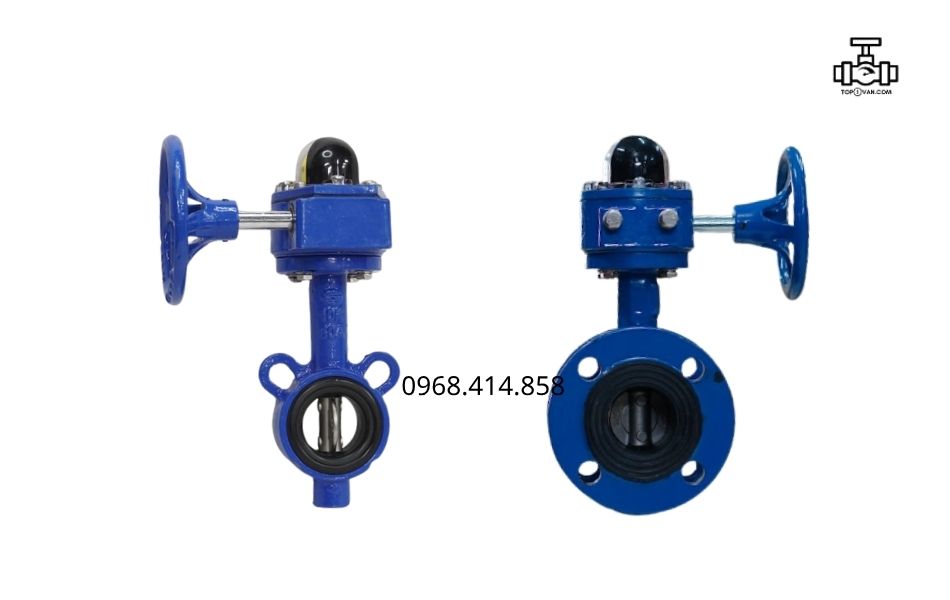 Van bướm tín hiệu điện gang Wonil DN50