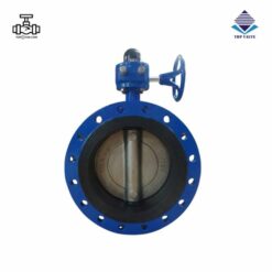 Van bướm 2 mặt bích tay quay gang Wonil DN500