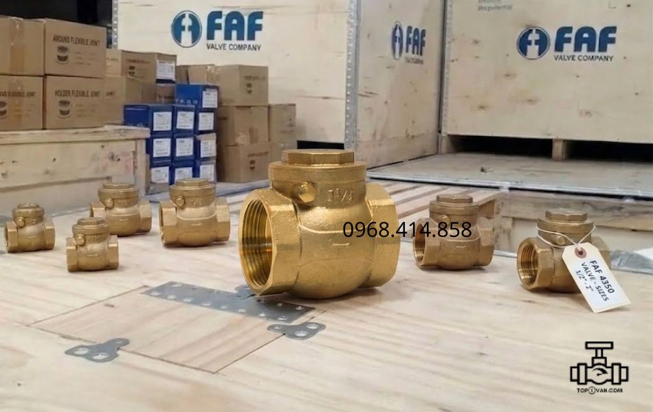Van một chiều lá lật nối ren FAF 4350