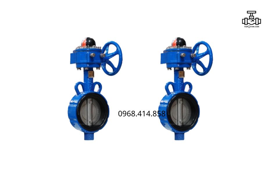Van bướm tín hiệu điện gang Wonil DN100