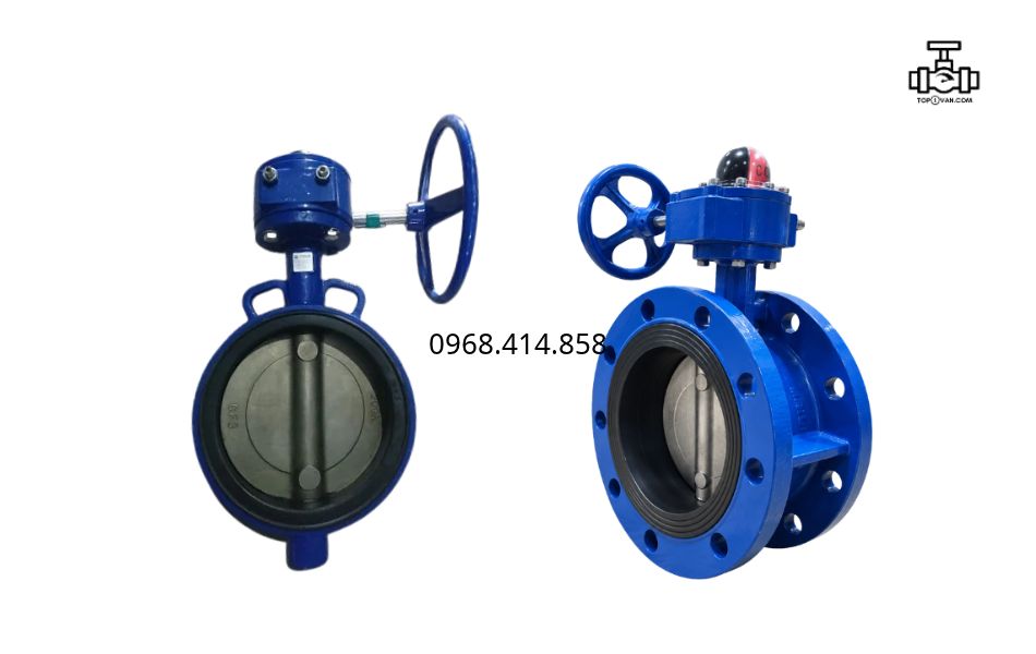 Van bướm tín hiệu điện gang Wonil DN200