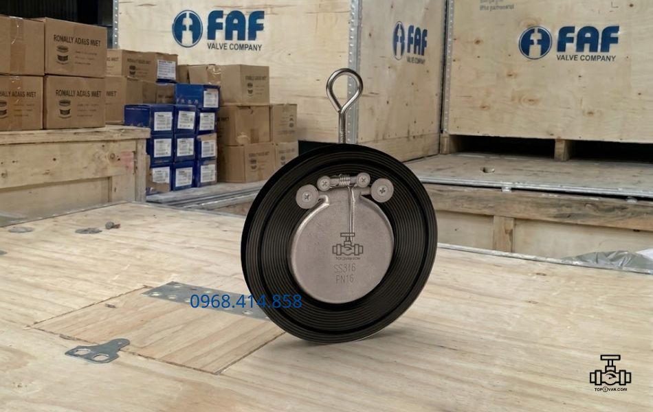 Van một chiều lá lật wafer dạng treo FAF 2330